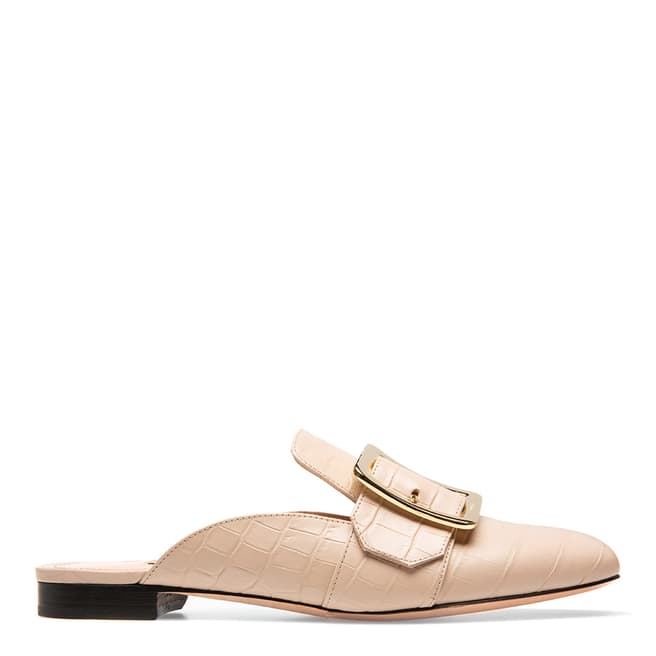 BALLY Nude Calf Leather Janesse Mules