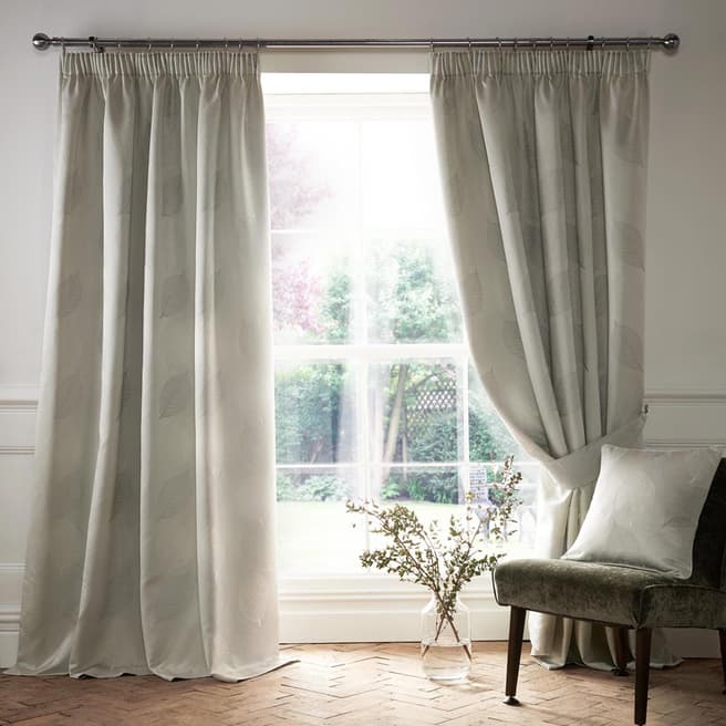 Ashley Wilde Ashwell Silver 117x229cm Curtains