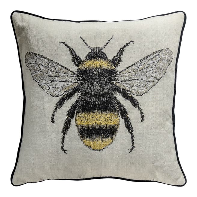 Kilburn & Scott Tapestry Bee Cushion Natural 45x45cm