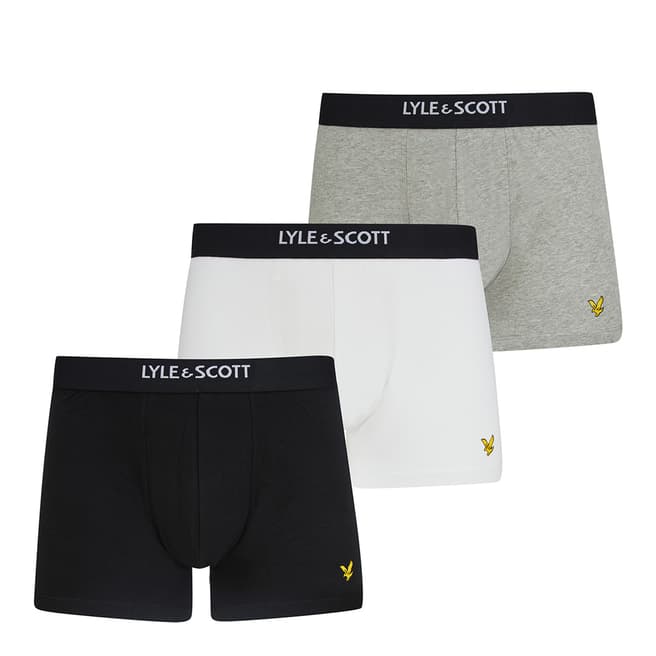 Lyle & Scott Multi Nathan 3 Pack Boxer Shorts