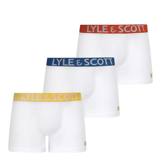 Lyle & Scott Bright White 3 Pack Trunk