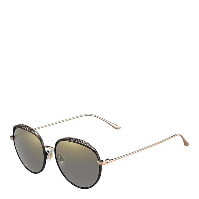 Jimmy Choo Gold Black Ello Sunglasses