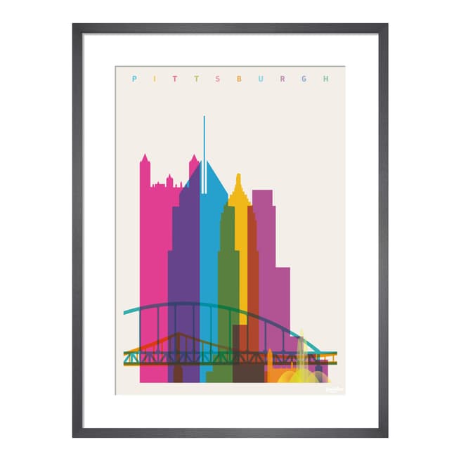 Yoni Alter Pittsburgh 35.5x28cm Framed Print