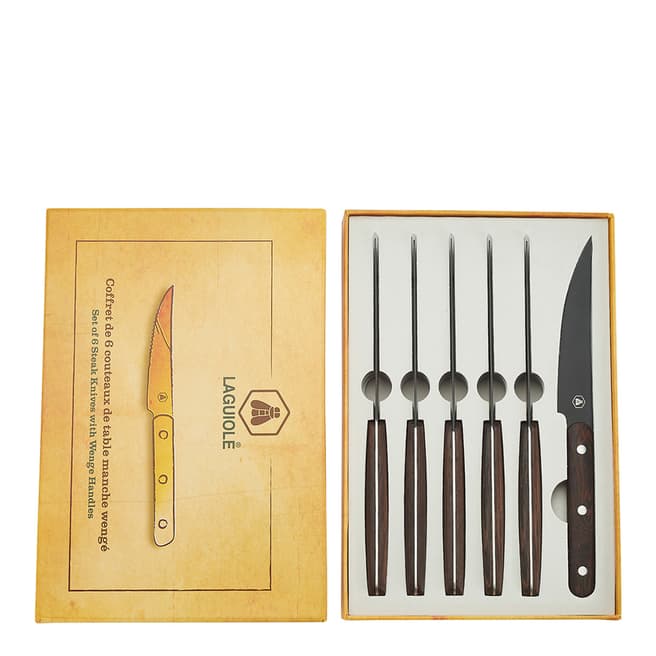 Laguiole Set of 6 Serrated Knives