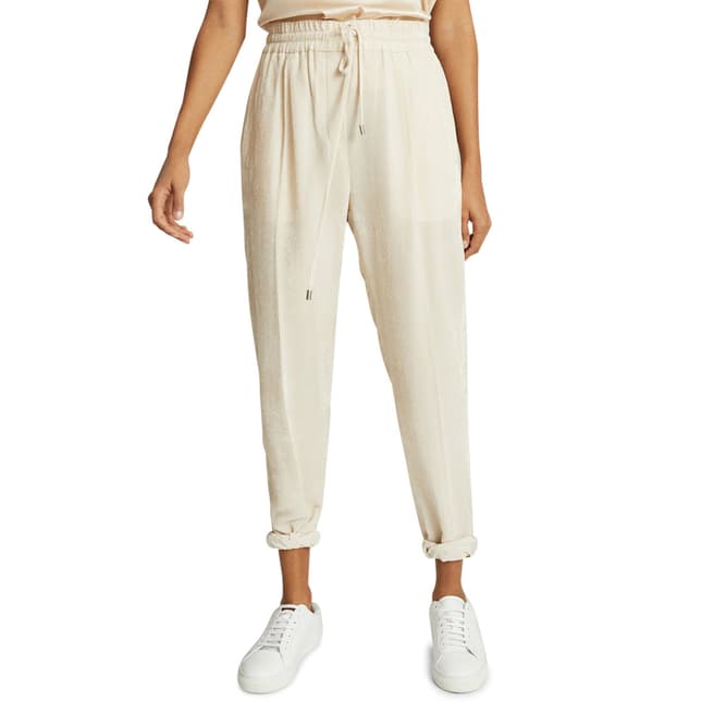 Reiss Neutral Felicity Cord Trousers