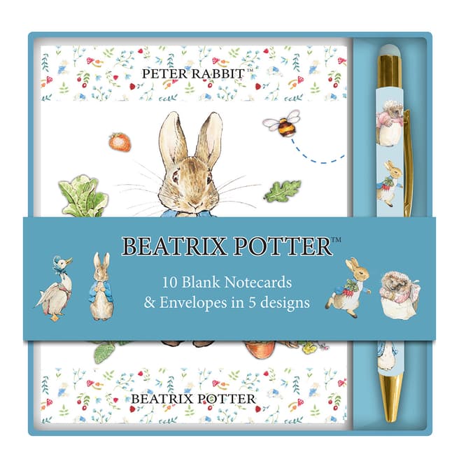 Beatrix Potter Mixed Notecard And Pen Box Set