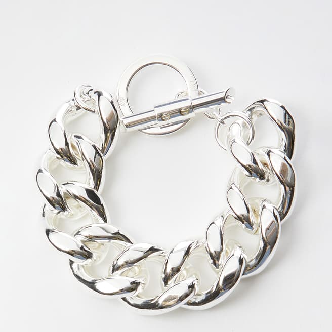 Amanda Wakeley Silver Curb Chain Bracelet