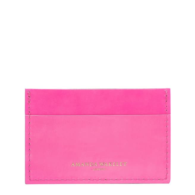 Amanda Wakeley Bright Pink Precious Cardholder