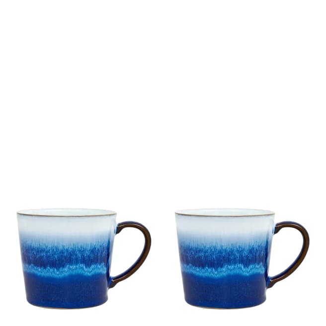 Denby Set of 2 Blue Haze Large Mugs