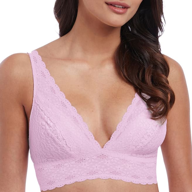 Wacoal Sweet Pink Halo Lace Wire Free Soft Cup