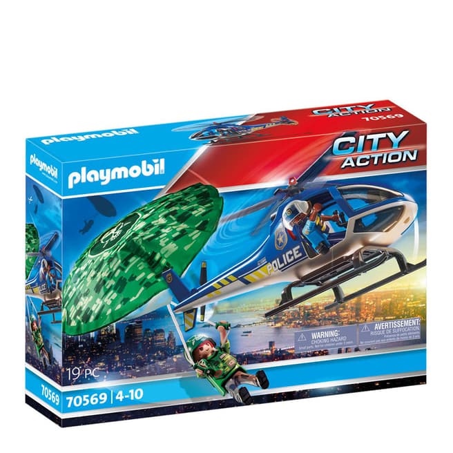 Playmobil City Action Police Parachute Search