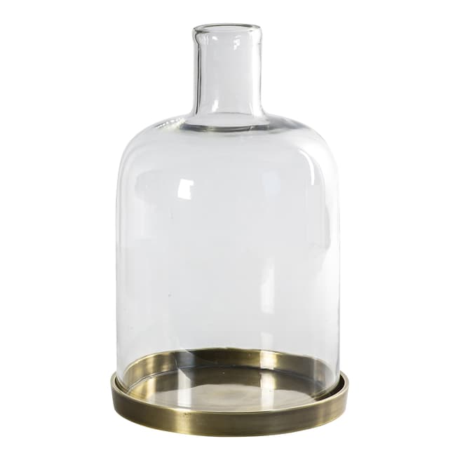 Gallery Living Prague Candle Holder Gold, 19x19x30cm