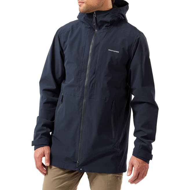 Craghoppers Navy Hooded Jacket