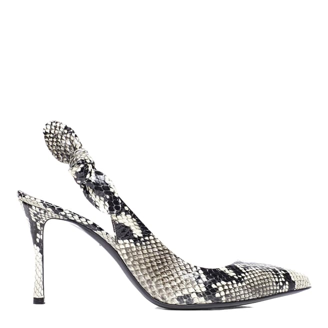 Tabitha Simmons Python Embossed Millie Court Shoes