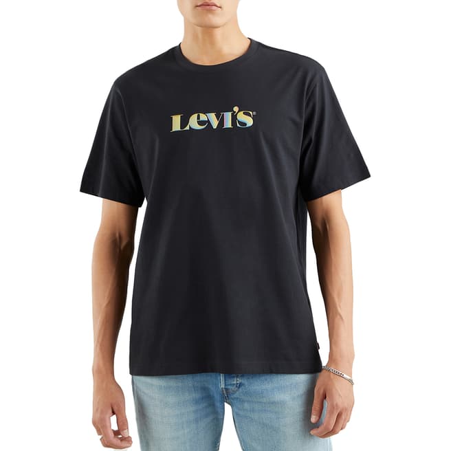 Levi's Black Chest Logo Cotton T-Shirt