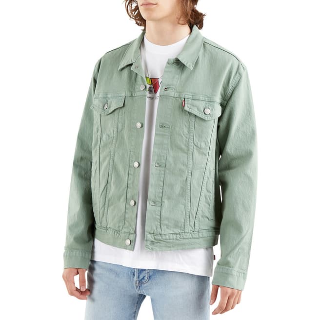 Levi's Green Trucker Jacket