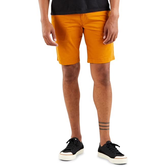 Levi's Orange Stretch Chino Shorts