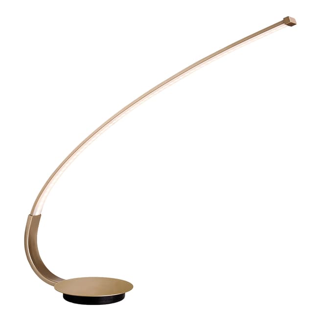 Firstlight Champagne Gold Arco LED Table Lamp