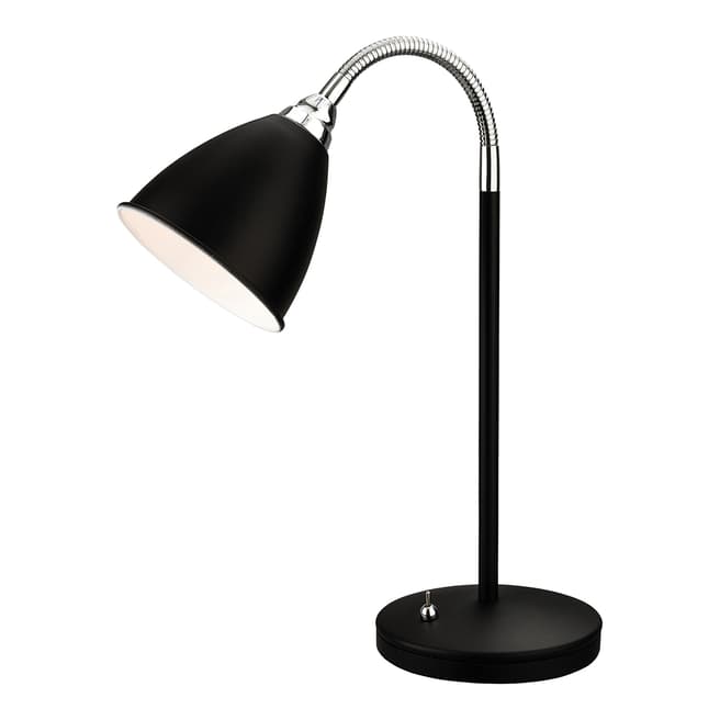 Firstlight Black with Chrome Bari Table Lamp