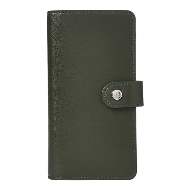 Vivienne Westwood Green Double Flap iPhone Wallet XS Max