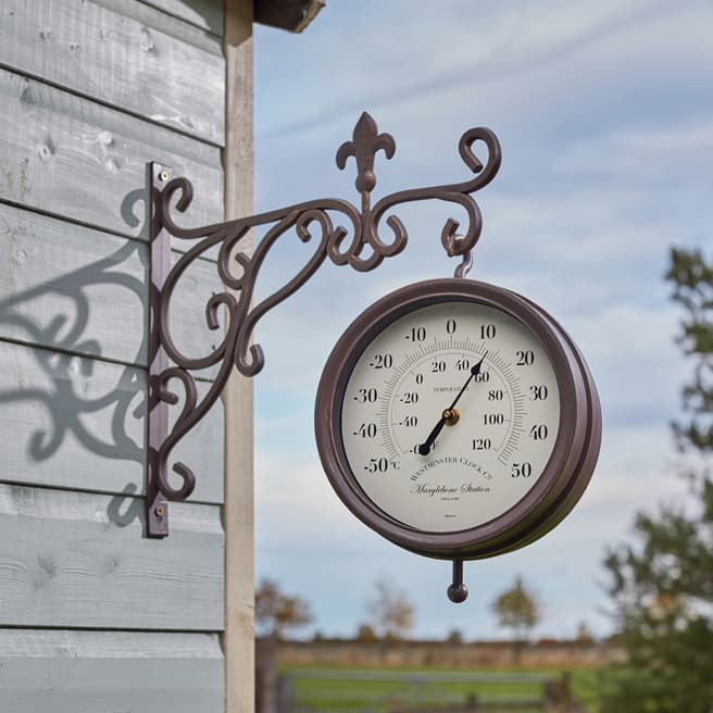 Smart Garden Marylebone Station Wall Clock & Thermometer