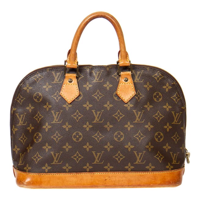Vintage Louis Vuitton Brown Alma Handbag