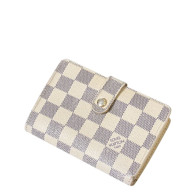 Louis Vuitton Ivory Checker French Wallet