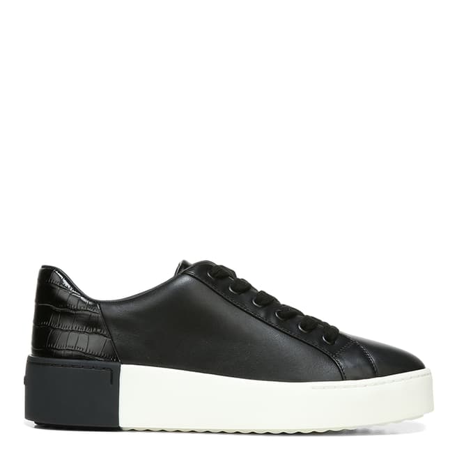 Vince Black Bensley Leather Trainers