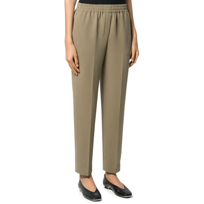 Theory Green Classic Easy Fit Trousers