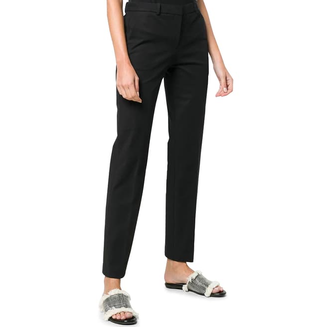 Theory Black Tailored Cropped Trousers