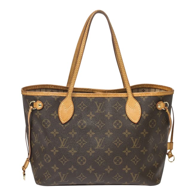 Vintage Louis Vuitton Brown Neverfull Shoulder Bag