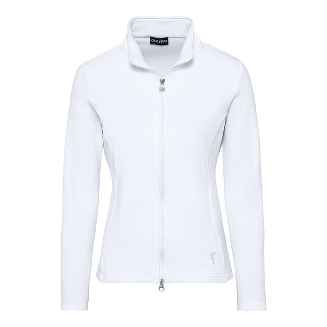GOLFINO White Soft Fleece Jacket 