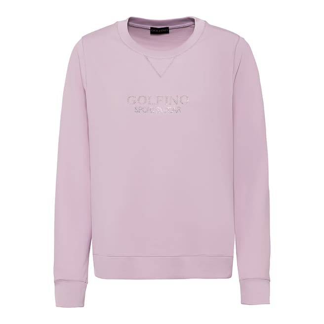 GOLFINO Lavender Round Neck Sweater