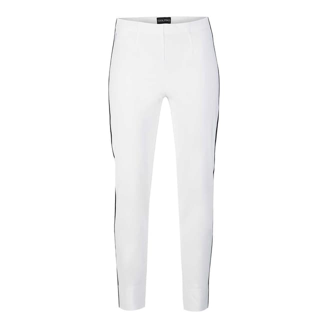 GOLFINO White Stretch Capri Trousers