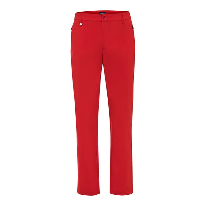 GOLFINO Red Techno Stretch Trousers