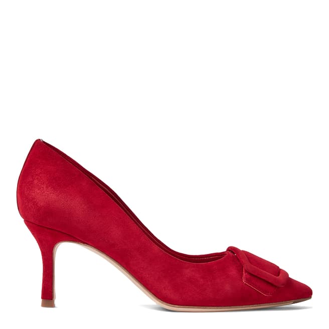 Hobbs London Red Leather Alison Court Shoes