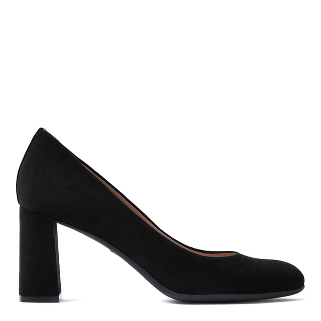 Hobbs London Black Leather Sonia Court Shoes