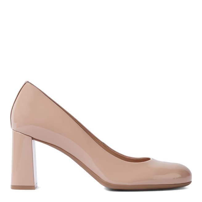 Hobbs London Nude Leather Sonia Court Shoes