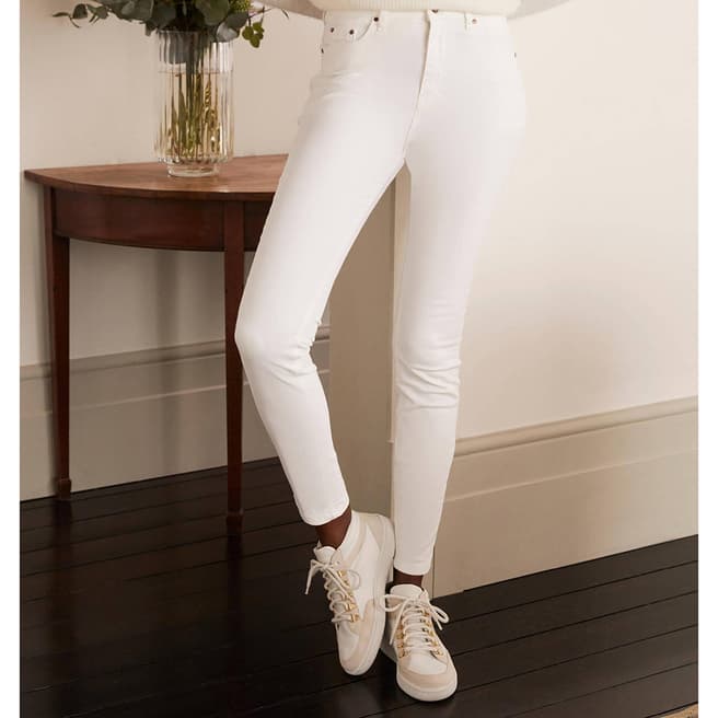 Boden White Super Skinny Stretch Jeans