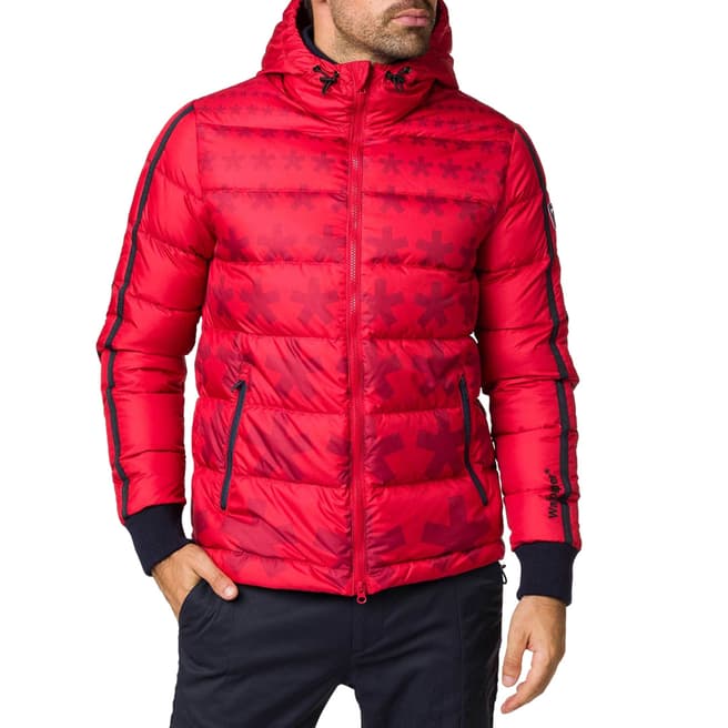Rossignol Red Padded Waterproof Ski Jacket