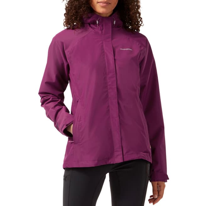 Craghoppers Purple Orion Waterproof Hooded Jacket