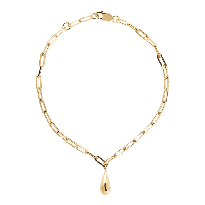 Otiumberg Gold Love Link & Drop Bracelet