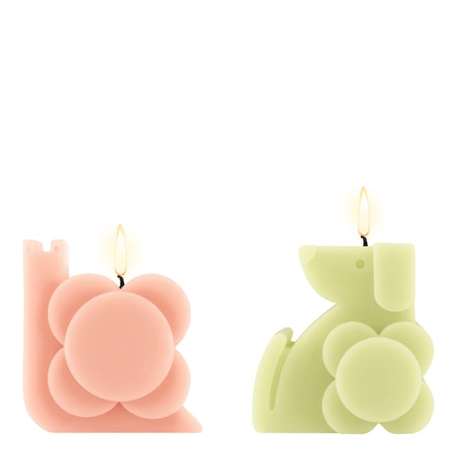 Orla Kiely Orla Kiely Dog and Snail Moulded Candle Gift