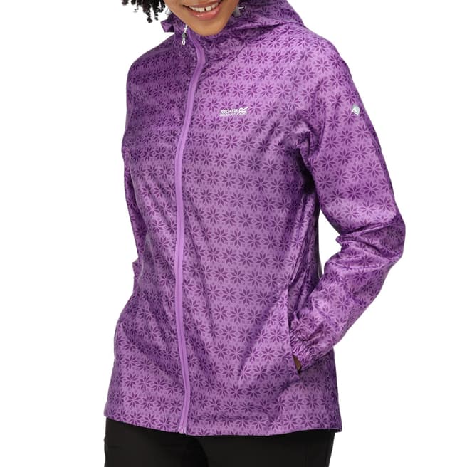 Regatta Purple Lightweight Waterproof Jacket