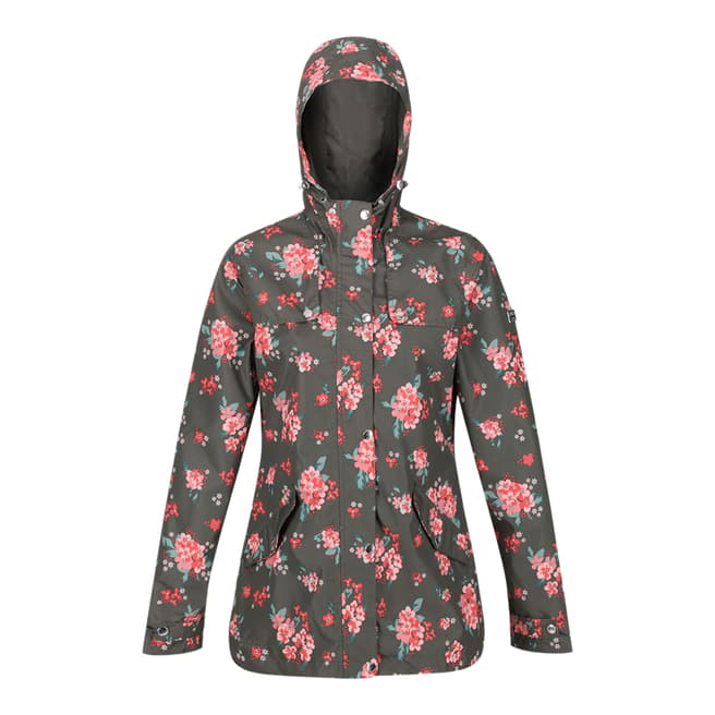 Regatta Floral Lightweight Hooded Waterproof Jacket