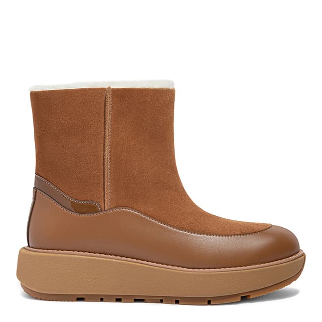 FitFlop Light Tan Suede Elin Ankle Boots
