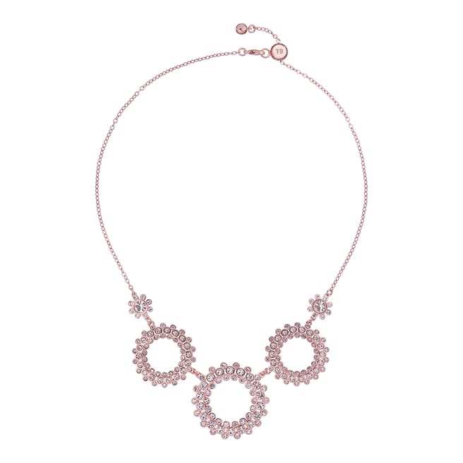 Ted Baker Rose Gold Alraa Crystal Necklace