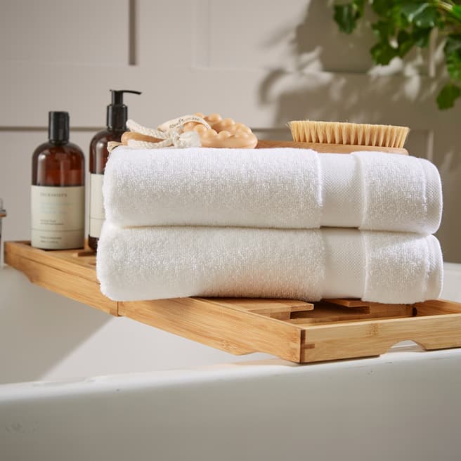 Christy Spa Bath Towel, White