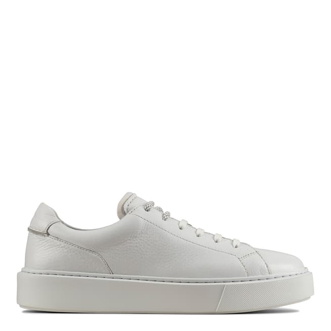 Clarks White Hero Lite Lace Sneakers