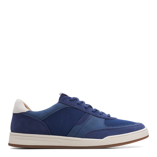 Clarks Blue Bizby Lace Sneakers
